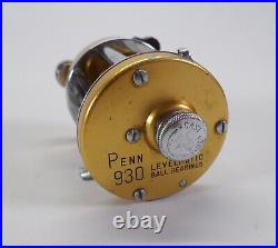 Penn Bait Casting Fishing Reel Levelmatic 930 Tool Parts Oil Manual Box Vtg