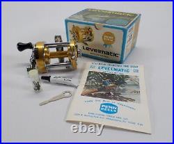 Penn Bait Casting Fishing Reel Levelmatic 930 Tool Parts Oil Manual Box Vtg