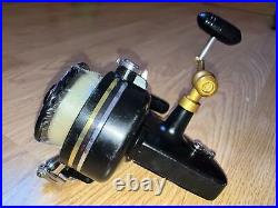 Penn Black & Gold 704Z Classic Saltwater Spinning Reel, Made in the USA