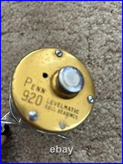 Penn Gold 920 Levelmatic Casting Fishing Reel Made In The USA