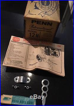 Penn International 12H Vintage Fishing Reel Clean Very RARE! Saltwater Trollin