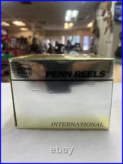 Penn International 4g Fly Fishing Reel Vintage Gold Rare With Case