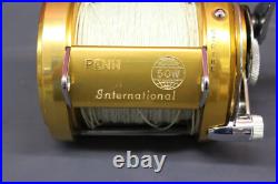 Penn International 50W Vintage Early 80s Big Game Trolling Reel Complete in Box