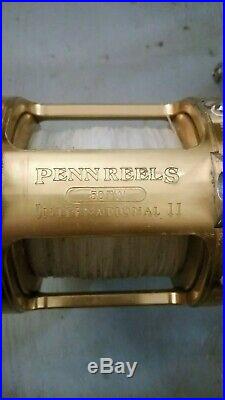 Penn International ll 50TW Fishing Reel Vintage One Owner Good used condition