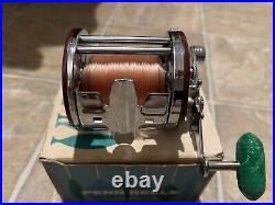 Penn Jigmaster 500M (Chrome Spool) Vintage Reel Made In USA