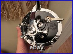 Penn LEFT HAND 9/0 Senator Red Handle Fishing Reel LEFTY MADE IN USA VINTAGE 115