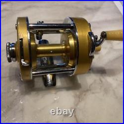 Penn Level Matic 910 Double Handle Vintage Rare Silver Clutch Good Condition