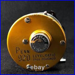 Penn Levelmatic 920 Vintage Fishing Reel Used, Scratches, Unique Feel