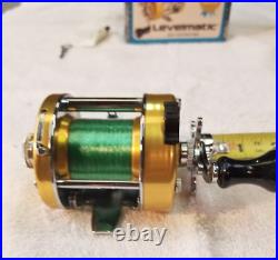 Penn Levelmatic No. 920 Gold Bait Casting Reel, Vintage, New in Box, Made in USA