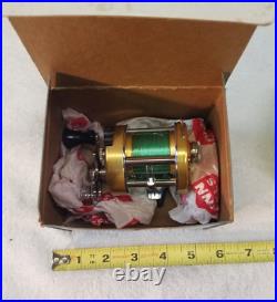 Penn Levelmatic No. 920 Gold Bait Casting Reel, Vintage, New in Box, Made in USA