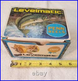 Penn Levelmatic No. 920 Gold Bait Casting Reel, Vintage, New in Box, Made in USA