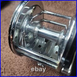 Penn Long Beach No. 66 Vintage Reel Yellow Handle with Storage Bag