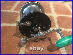 Penn Longbeach 67 Conventional Reel (Green Handle) in GOOD Condition USED