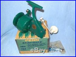 Penn Model 707 Reel withBox, Instructions withManual Pickup, Right Hand Drive