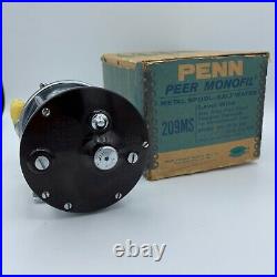 Penn Peer Monofil 209MS Casting Reel Pat D with Penn 38B Thick Reel Catalog
