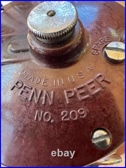 Penn Peer No. 209 Vintage Reel with Display Stand