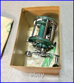 Penn Peerless Monofil No. 9F Level Wind Reel with Box Papers Grease Nice