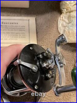 Penn Peerless No. 9 Black Fishing Reel withBox manual wrench Bait Caster Fish