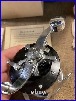 Penn Peerless No. 9 Black Fishing Reel withBox manual wrench Bait Caster Fish