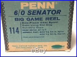 Penn ReeLS 114H 6/0 SENATOR Big Game ReeL and collaboration Vintaig Unused item