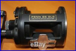 Penn Reel 25 GLS Graphite Lever Senator Vintage Perfection