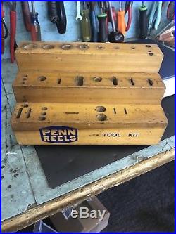 Penn Reel Fishing Tool Kit Wood Block
