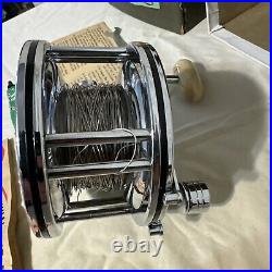 Penn Reels 49 Super Mariner Wire Line Trolling Fishing Reel Box & Manual VGC