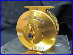 Penn Reels International 2.5g Gold Fly Reel with Box and Pouch UNUSED