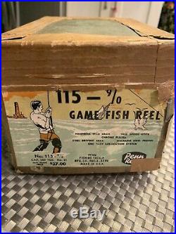 Penn Reels Senator 115 9/0 Big Game Fishing Reel Vintage Original Box USA