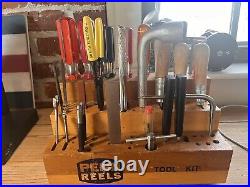 Penn Reels Vintage Tool Block And Tool Kit- Vintage Penn Fishing Reels Tool Kit