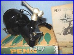 Penn SPINFISHER Model 710 Reel with Box, Tool & Instructions Black Finish