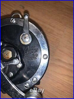 Penn Saltwater Fishing Reel 4/0 113 Senator Black Penn Vtg