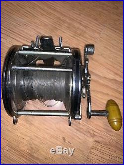 Penn Saltwater Fishing Reel 4/0 113 Senator Black Penn Vtg