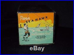 Penn Sea Hawk Saltwater Reel No. 40 with Original Box