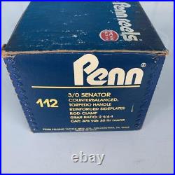 Penn Senator 112 3/0 Bait Reel Right Handle Vintage Model