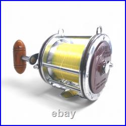 Penn Senator 113H 4/0 Vintage Fishing Reel Used Black Metal Cover