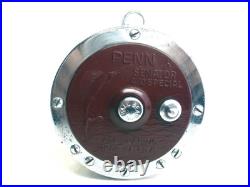 Penn Senator 113H 4/0 Vintage Fishing Reel Used Black Metal Cover