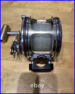 Penn Senator 114H With Clamp, Gold Tiburon Frame, And Machined Brass Handle