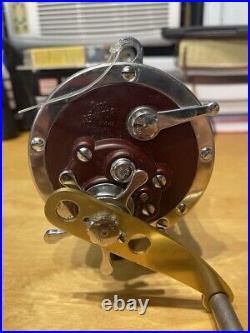 Penn Senator 114H With Clamp, Gold Tiburon Frame, And Machined Brass Handle