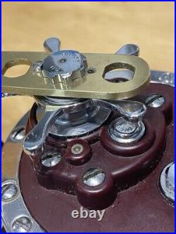 Penn Senator 114H With Clamp, Gold Tiburon Frame, And Machined Brass Handle