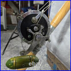 Penn Senator 114-H 6/0 Montague 7777 6ft Rod Reel Combo Vintage True Temper USA