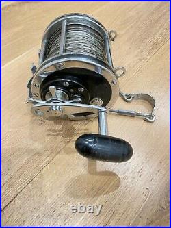 Penn Senator 115 9/0, Turnbuckle & Rod Clamp. Very Nice Vintage Fishing Reel