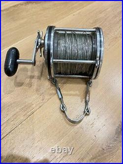 Penn Senator 115 9/0, Turnbuckle & Rod Clamp. Very Nice Vintage Fishing Reel