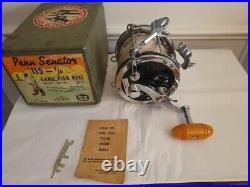 Penn Senator 115 Game Fish Reel in Original Box VERY RARE