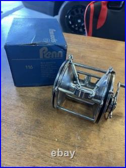 Penn Senator 116 12/0 Fishing Reel with Box Vintage