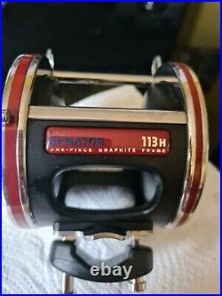 Penn Senator 4/0 113h Vtg Big Game Reel (usa) In Fantastic Condition Fully Boxed