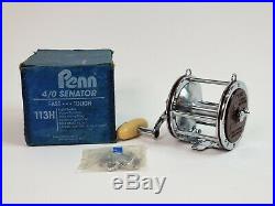 Penn Senator 4/0 Special 113H Conventional Fishing Reel Vintage Rare NOS