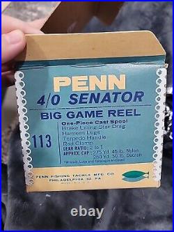 Penn Senator 4/0 big game reel 113