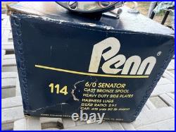 Penn Senator 6/0 114 in Box Vintage Conventional Reel (Made In USA) Penn Senator 6/0 114 in Box Vintage Conventional Reel (Made In USA)