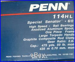 Penn Senator 6/0 Special sea fishing multiplier reel factory recon mint condi